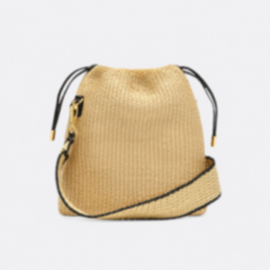 SMALL RAFFIA HANDBAG