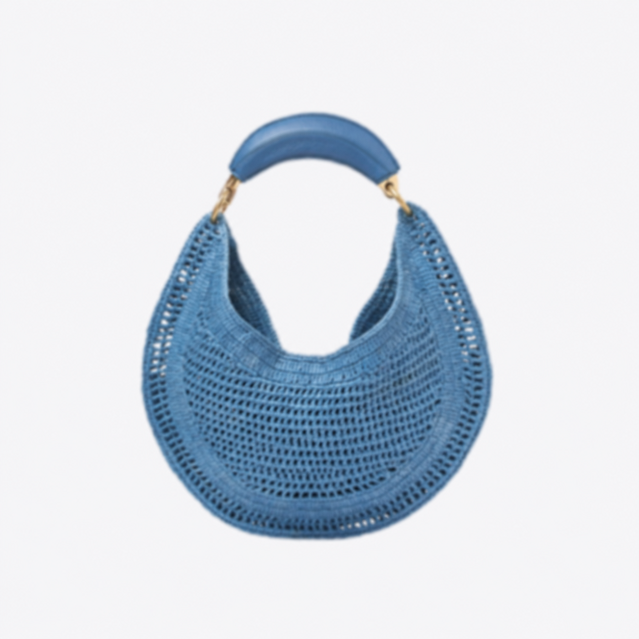 BANANA BAG MADE OF RAFFIA