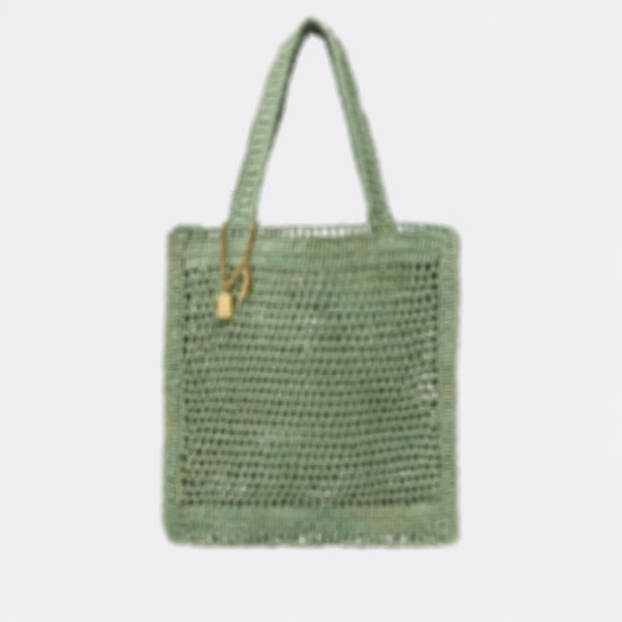 SUMMER BANANA BAG MADE OF RAFFIA