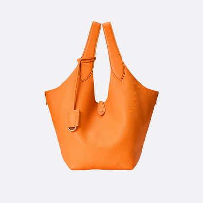 SMALL LEATHER TOTE & CROSSBODY BAG