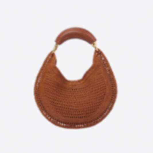 BANANA BAG MADE OF RAFFIA