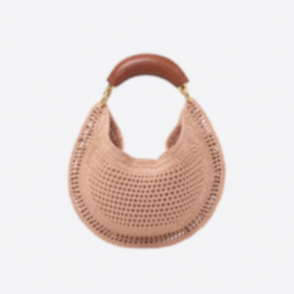 BANANA BAG MADE OF RAFFIA