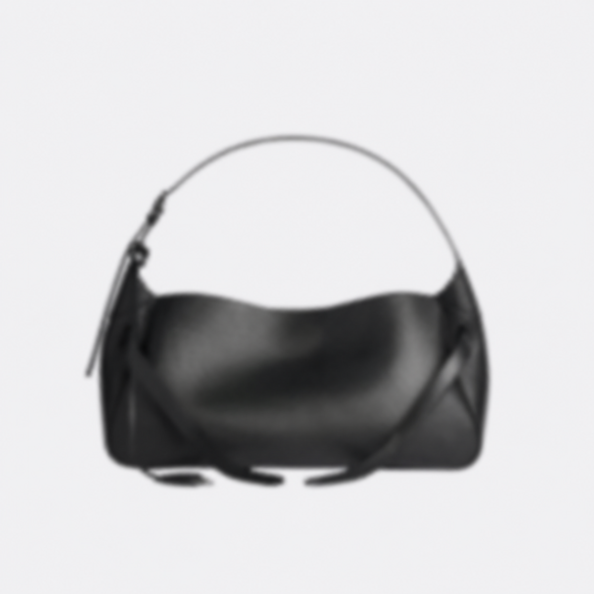 MEDIUM SHOULDER BAG IN BLACK CALFSKIN